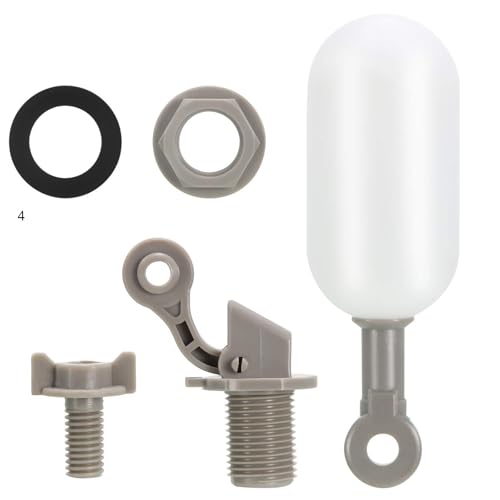 Blulu 3 Pack Float Valve 1/2 Inch Automatic Fill Float Valve, Gray - color: Gray