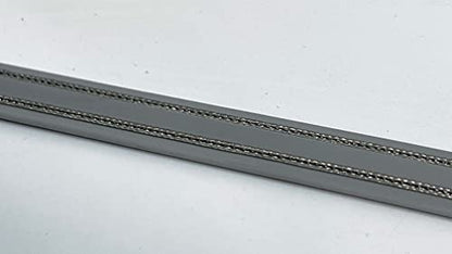 Bird Barrier Bird-Shock Flex-Track – 50ft Low Profile Electrified Track Bird Deterrent – Flexible PVC Strips with Stainless Steel Braid – Bird Repellent for Roofs, Parapets, Ledges - Gray - color: Gray