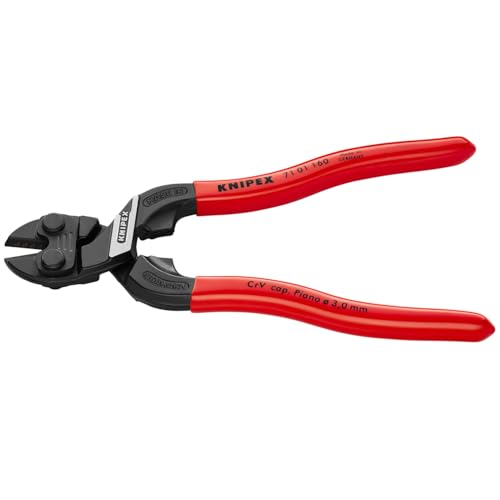 KNIPEX Tools - CoBolt S, Compact Bolt Cutter (7101160), 6-Inch - size: 6 1/4-inch