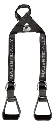 Majestic Ally Nylon Overlay Adjustable Heavy Duty Padded Youth Stirrup - color: Black