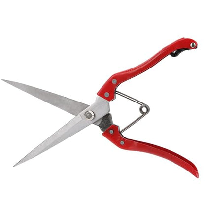 Multifunctional Hand Shears, Heavy Duty Iron Steel Wool Shears for Sheep Goat Leather Grass, with Non Slip Handle, for Veterinary Kitchen Farm Use