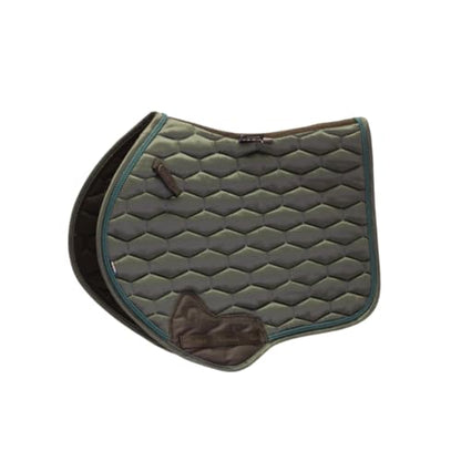 ARMA Satin Jump Saddle Pad - color: Burgundy, size: 17"-18"