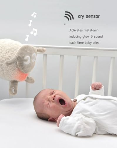 Sweet Dreamers, Rechargeable Ewan Deluxe, Beige | Baby & Toddler White Noise Sound Machine | Cry Sensor & Nightlight | 10 Soothing Sounds | Continuous or Timer Playback | Machine Washable - color: Beige