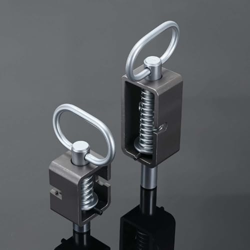 2 Pack Trailer Gate Latch, Heavy-Duty Weld-On 5/8" Spring Latch Assembly, Universal Spring Latch Lock - size: 2 Pack