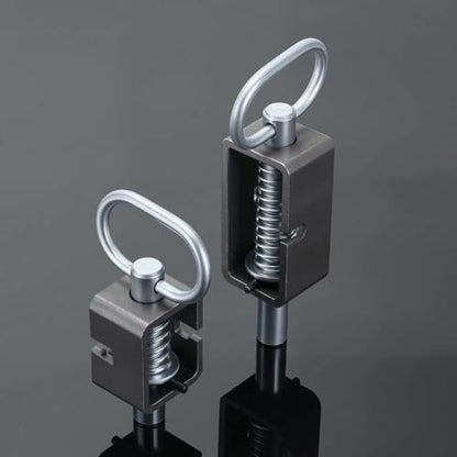 4 Pack Trailer Gate Latch, Heavy-Duty Weld-On 5/8" Spring Latch Assembly, Universal Spring Latch Lock - size: 4 Pack