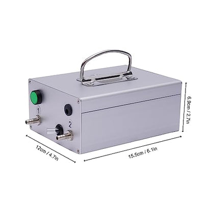 5L Goat Milking Machine, Goat Electric Milking Machine Pulsation Vacuum Electric Milker Portable Livestock Milking Machine with Stainless Steel Milk Bucket and 2 Teat Cups for Goat