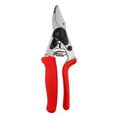 Felco F-12 Pruning Shears – 7.9" Garden Clippers with Anvil & Bypass Blades | Hand Pruners for Gardening | Garden Tool Cutter with Forged Aluminum Handle, Alloy Steel Blade, Medium Hand Fit - size: F12 Medium Rotating Handle