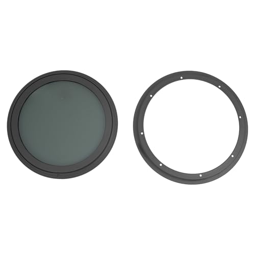 Round Fixed RV Window 12" Round Tinted RV Window, Round RV Windows for Camper, Caravan, Motorhome, Fits 0.12-0.24 In and 2.13 In Wall Thickness