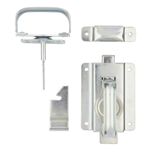 National Hardware Heavy Duty Swinging Door Latch, Steel, Zinc Plated - size: 3/8 Inch
