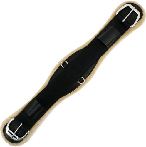 Jeereal Fleece Western Cinch,Breathable Horse Cinch Girth for Western Saddle - size: 30 Inch, style: Roper