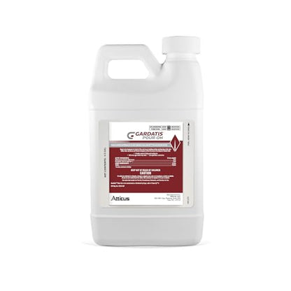 Atticus Gardatis Pour-On Insecticide with IGR (64oz) For Cattle and Horses | Ready to Use Formulation that Protects Cattle and Horses Against Biting and Sucking Lice, Flies, and Ticks