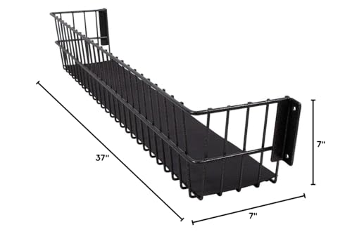 EASY-UP Pro Mounted Wall Basket | Convenient Barn Storage | Includes Mounting Hardware | Plastic Liner for Small Items | Durable and Spacious | 7-Year Warranty