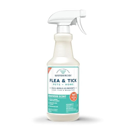 Wondercide Flea Tick & Mosquito Spray for Pets & Home - Cedarwood 16 fl oz - color: Cedarwood, size: 16 OZ