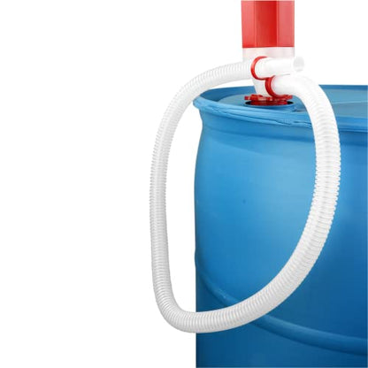 Zeeline By Milton ZE369W, Siphon Drum Pump, Manual Siphon pump with flexible 48” hose,7 Gallons Per Minute, Transfer Liquids from 55Gallon Drums or Smaller, Def Drum Pump,(Polyethylene/Polypropylene)