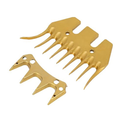 Sheep Shears Replacement Blades, Heat Treatment Sheep Clippers Blades for Llamas