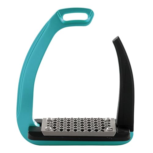 Acavallo Rel-X Easy Stirrups - color: Sky Blue