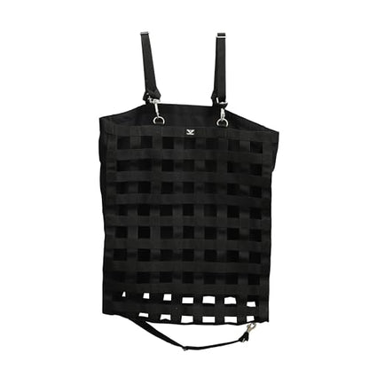 TuffRider 1 3/4" Supreme Nylon Web Front Slow Feeder Horse Hay Bag with Waterproof Ripstop Fabric