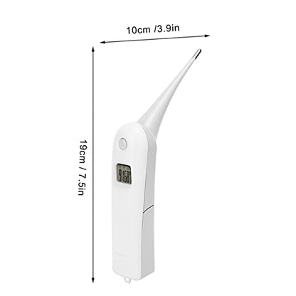 Dioche Veterinary Electronic Thermometer – Digital Temperature Tester with LCD Display & Ergonomic Handle for Livestock (Pigs, Cattle, Sheep, Horses)