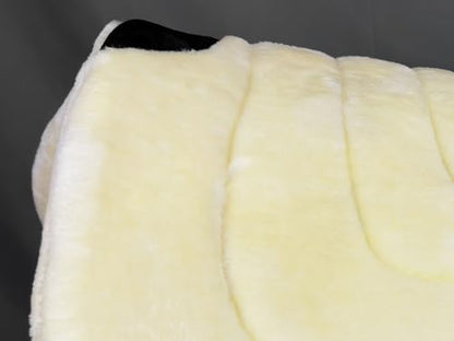 HILASON Western Endurance All Purpose Horse Fleece Saddle Pad - color: White