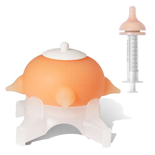 Doggiema Puppy Milk Feeder Nipple Puppy Bottle Puppy's feeders - size: L size for Small/Medium Breed Puppy