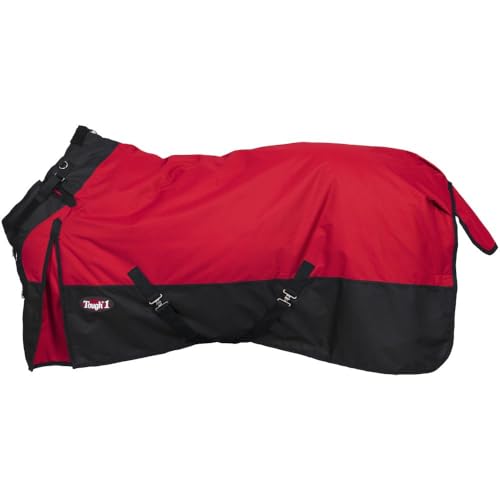 Tough 1 Blanket Turnout 1200D Waterproof Snuggit 75 - color: Red, size: 75In