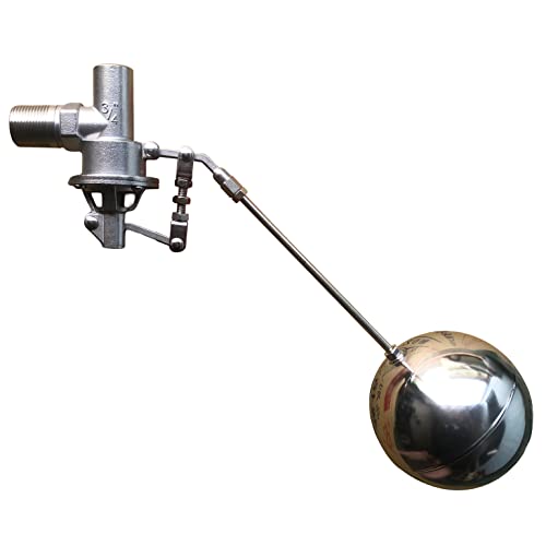 304 Stainless Steel Balanced Float Ball Valve, Tank Mount, 100 Psi (3/4") - size: 0.75 Inch