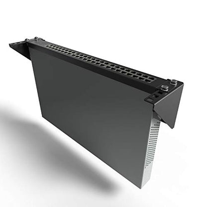 4U 19 Inches Cold Rolled Steel Wall Mount Simple Vertical Rack (Pack of 2) - size: 4U (Pack of 2)