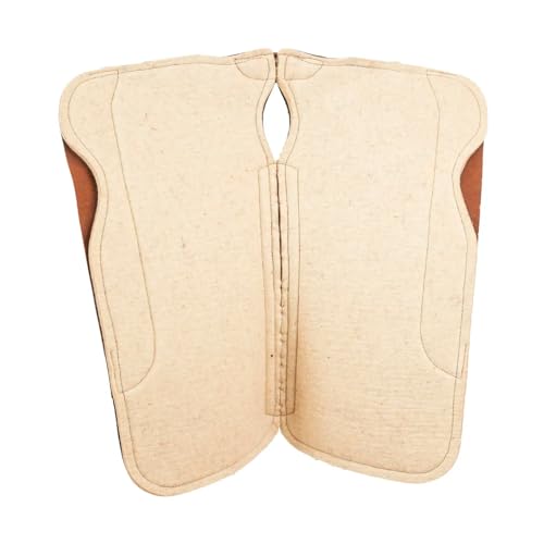 Reinsman APEX Ranahan Wool Soft Breathable Shock-Absorbing Fleece-Lined Moisture-Wicking Contoured Back Protection Wither Relief Horse Riding Saddle Pad - color: Big Sky