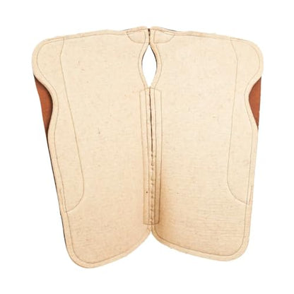 Reinsman APEX Ranahan Wool Soft Breathable Shock-Absorbing Fleece-Lined Moisture-Wicking Contoured Back Protection Wither Relief Horse Riding Saddle Pad - color: Big Sky