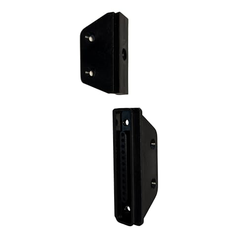 Gate Latch Magnetic Top Pull Latch Keeper for Pet Garden or Fenced Safety Outdoor Anti-Theft Gate Latch 12 Inch Black Magna Latch Gates Protector for Pet Ideal for Any Residential Gate