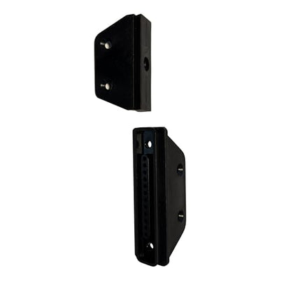 Gate Latch Magnetic Top Pull Latch Keeper for Pet Garden or Fenced Safety Outdoor Anti-Theft Gate Latch 12 Inch Black Magna Latch Gates Protector for Pet Ideal for Any Residential Gate