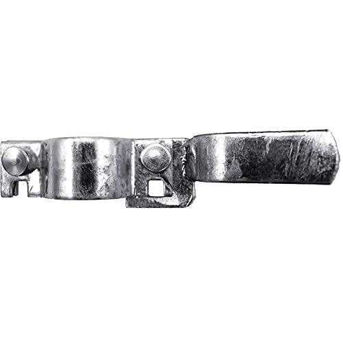 1-5/8" x 1-3/8" Chain Link Fence Gate Fork Latch - Galvanized Latch with Padlock Hole - size: 1-5/8"x1-3/8"