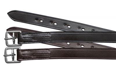 English Stirrup Leathers - color: Black