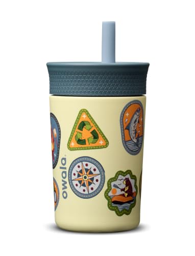 Owala Tumbler 12-oz. - Stainless Steel - Badge Buddy - color: Badge Buddy, size: 12 Ounces