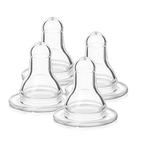 Evenflo Classic Fast Flow Silicone Nipples 4 ea, Clear - style: Fast Flow