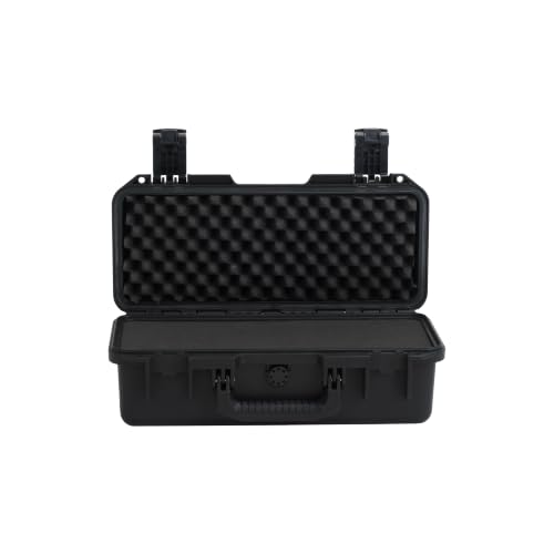 MEIJIA Premium Waterproof Hard Camera Case,Hard Case with customizable fit foam,Full Protection with Light&Convenient Design,Elegant Black (18.3"x8.4"x6.7") - size: 18.3"x8.4"x6.7"