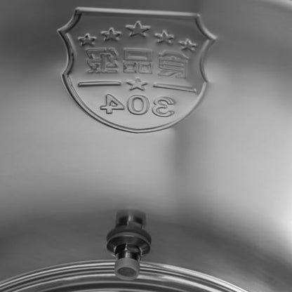 Stainless Steel 76L/20.08Gal Milk Can with Faucet, Lid, Jug, Transport Container, Wine Pail, Bucket, Bottle, Sealed Lid for Grain, Wine, Liquid