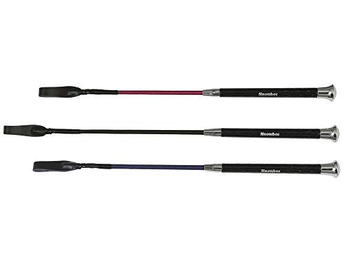 Gel Handle Riding Crop Whip - color: Navy