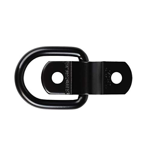 D Rings Tie Down Anchors Hooks for Trailer Truck Bed Bracket Enclosed Points Pickup Camper Surface Mount D-Ring Heavy Duty 1/4" 2400 Pound Capacity (4-Pack) - color: 4-Pack