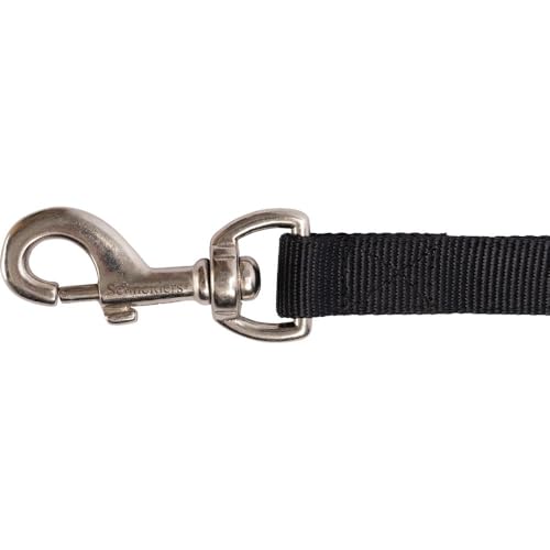 Schneiders Long Nylon Horse Trailer Tie - 32" to 40" Long & Adjustable Double-Ply Nylon for Barn, Trailer & Grooming Areas | Quick Release Panic Snap & Swivel Hardware