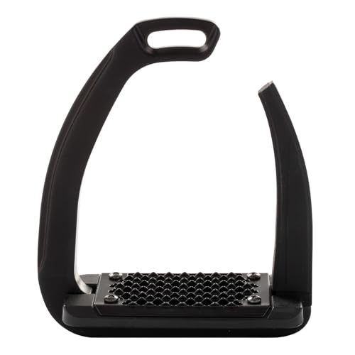 Acavallo Rel-X Easy Stirrups - color: Total Black