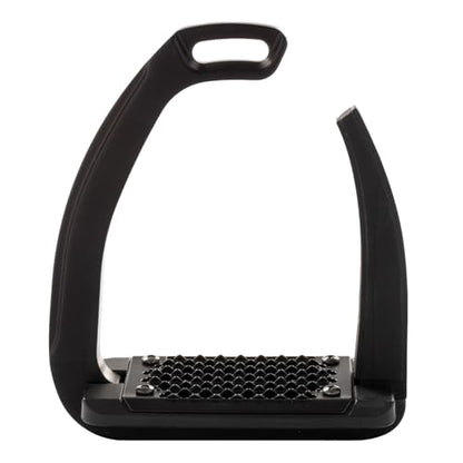 Acavallo Rel-X Easy Stirrups - color: Total Black