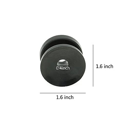 20Pcs Black Circular Ring Corner Post Electric Fence Insulator