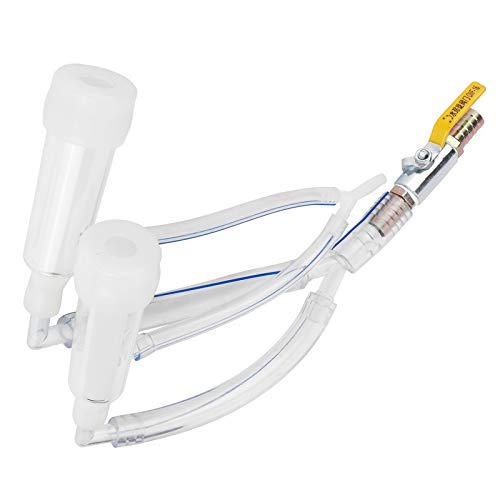 Goat Sheep Milker Claw Kit,Goat Sheep Milker Machine Parts,Sheep Milking Cluster Groups Replacement Milking Teat Cup Milk Collector,Farm Supplies Accessories for Goat Mobile Milking