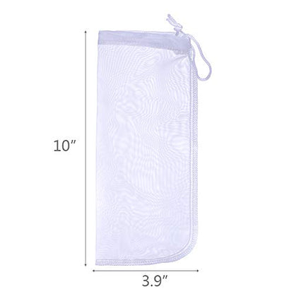 ALEGI 180 Micron Extra Fine Aquarium Filter Media Bag, 10" x 3.9" - size: 10"*3.9" (3 pack)