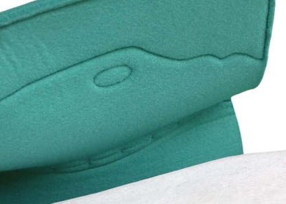 Horse 32"x30" Western Contoured Wool Felt Therapeutic Saddle Pad 39253 - color: Teal
