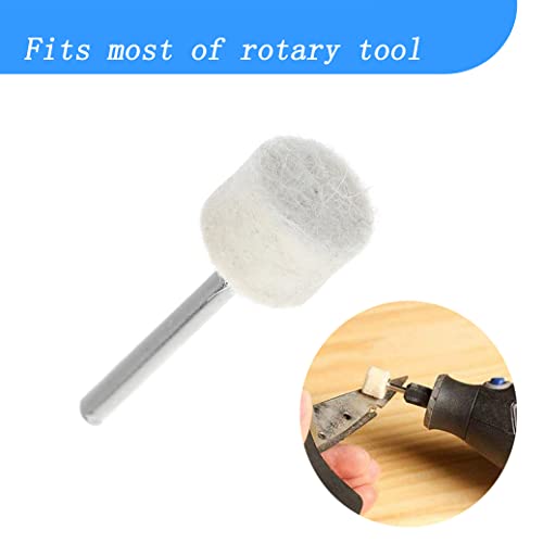 60 Pcs 13mm Wool Felt Polishing Wheels - style: 60 Pcs 13mm Wool Polishing Kits
