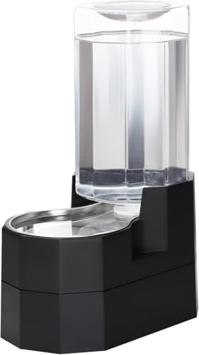 Sfozstra 8L Raised Pet Water Dispenser: Large Breed Comfort - color: Black, size: 8L Raised