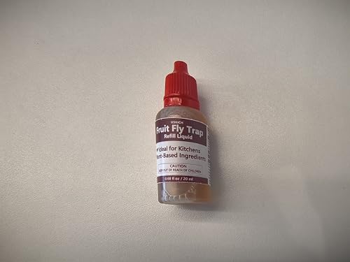 10 Pack Fruit Fly Trap Refill Liquid, 0.68oz/ Bottle, Liquid Fly Traps Refill for Indoors,Effective Lure Refill Gnat Catcher for Home Kitchen Use,Non Toxic Safe Near Food - size: 10P