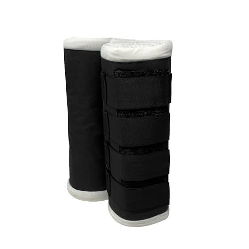 Showman Nylon Quick Wrap Standing Wraps - color: Black